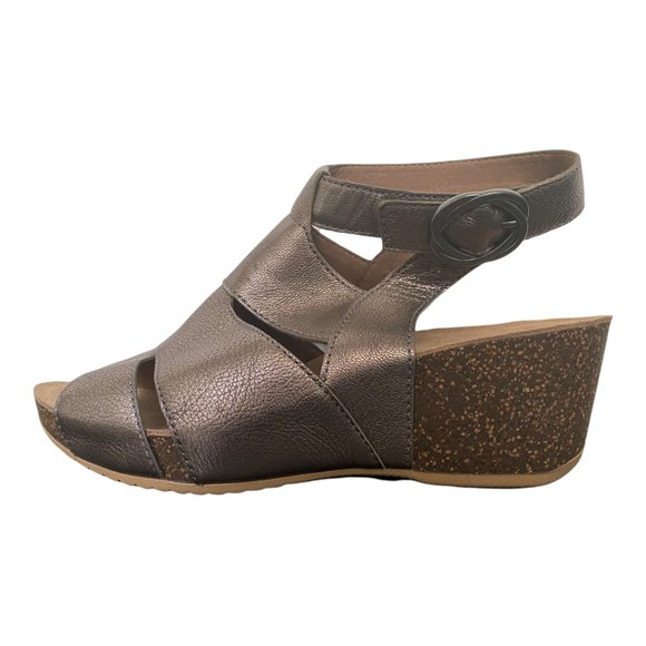 Dansko New Women's Sandal Sera Pewter size 38 - Picture 2 of 9